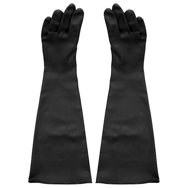 Hiekka- ja puhalluskäsineet hiekkapuhalluskaappiin, 60x20cm black
