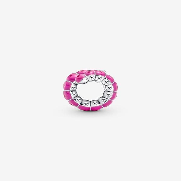 Pandora - Søt sammenrullet larve-charm - Sterlingsølv