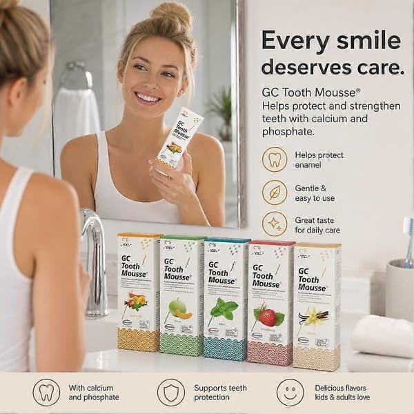 Skum Mousse Til Tænder Fluoriseret Creme Mousse Til Forebyggelse Af Huller white 50g
