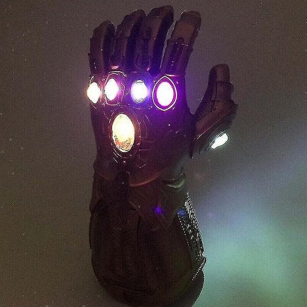 Thanos Infinity Gauntlet LED-valolla Avengers 4 Cosplay-lelu lapsille