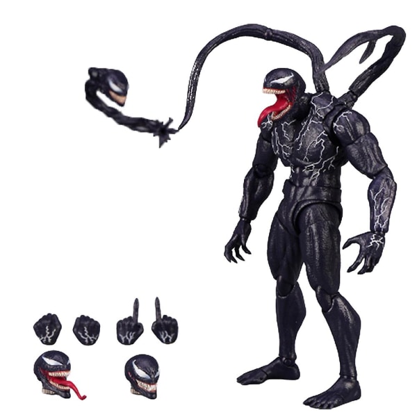 7,8\" Shf Marvel Venom Let There Be Carnage Samlarobjekt Actionfigur Leksak, Premium Design Och Tillbehör, Venom Figurer Gåvor Till Fans