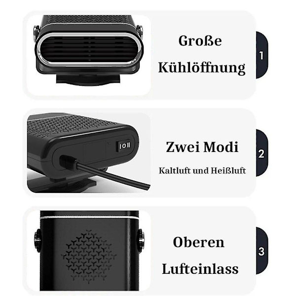 Talvipromootio, autonlämmitin 12v autonlämmitin 24v kuorma-auton tuulilasin huurteenpoisto ja sulatuslämmitin