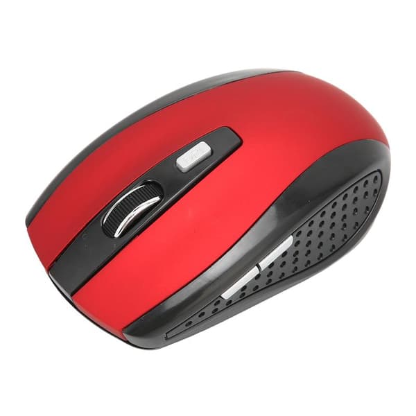 Mini Wireless Mouse 2.4GHz 3 Levels DPI Adjustable Wide Compatibility Mini Matte Texture Computer Accessories Red