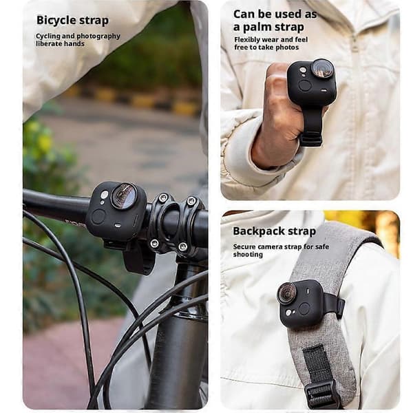 Silikon beskyttelsesdeksel for Insta360 GO Ultra Håndleddsstropp Sykkelstropp HOT lavender 1pcs