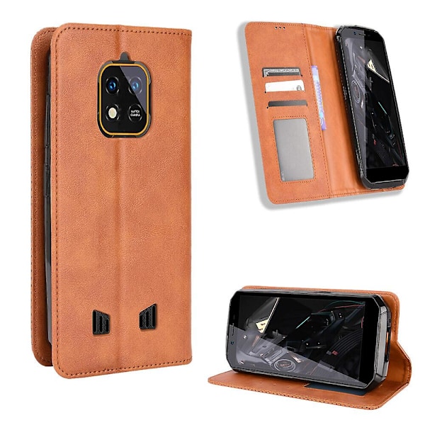 Kompatibel med Oukitel Wp18 Etui, Folio Cover Magnetisk Pung Læder Etui Til Oukitel Wp18