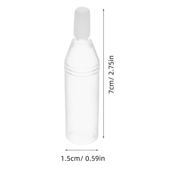 Plastdroppflaskor för dosering av eteriska oljor Kompakt design 100 st