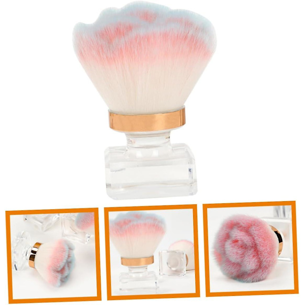 Healeved pudderbørste rengøringsbørste konturbørste øjenbrynsbørste gradient pudder kosmetik maling highlighter børste