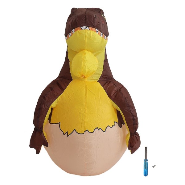 Inflatable Cute Cartoon Dinosaur Egg Shaped Costume Halloween Party Cosplay Costume For Children Performance Child 120-140cm