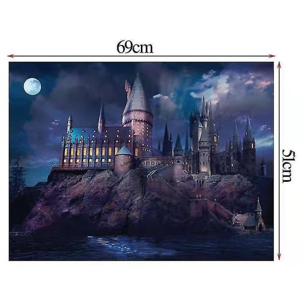 1000 bitars Hogwarts Harry Potter pussel