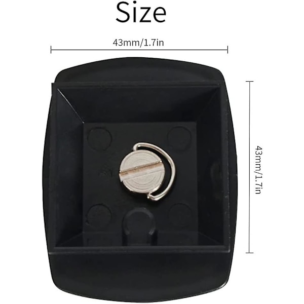 2-pack snabbfäste för stativ, snabbfäste för kamera, snabbfästeadapter, med standard 1/4\" skruv, med ring, för Sony Vct-d580r