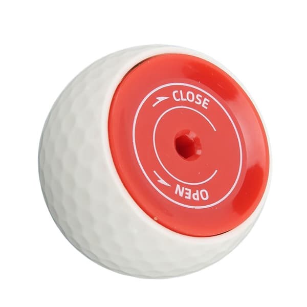Wheel-shaped Practice Putting Ball Adjustable Weight Putting Accuracy Training Ball with Instant Feedback