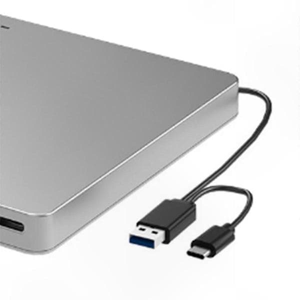Ekstern Blu Ray DVD-enhed, USB 3.0 og Type-C CD DVD-afspiller til Laptop og PC