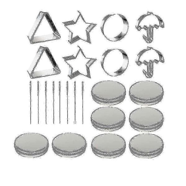 24 st Squid Cookie Cutter Spelset, Med Plåtask & Nål - KC