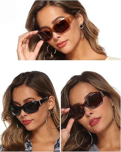 Klassiske Oversized Polariserede Solbriller Kvinder Wrap Firkantede Nuancer B2504
