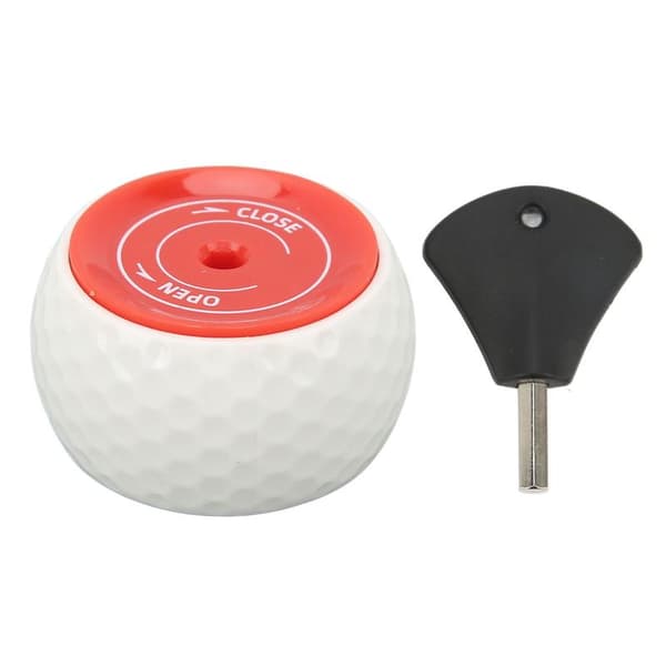 Wheel-shaped Practice Putting Ball Adjustable Weight Putting Accuracy Training Ball with Instant Feedback