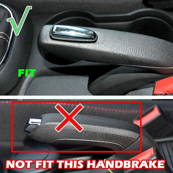 Handbromsspaksknapp ersättning lämplig för Opel Mokka 2012-2018 42576667 Silver