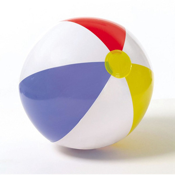 Uppblåsbar strandboll - 51 cm fyrverkeri - Vattensport poolleksak för barn och vuxna