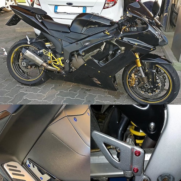 158 stk. Universal Motorcykel Fairing Skruer Møtrikker Kit Karosseri Skruer Skrue Til Yzf R1 R6 R3 2004- 20