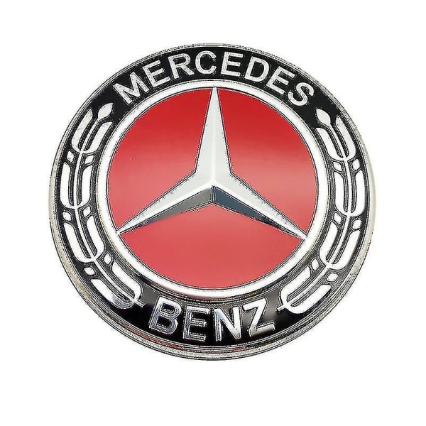 4-delt bilhjuldeksel, Benz-logo 75 mm hjul, senterhjuldeksel felglogo øre av hvete felgmerke