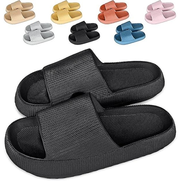 Sliders Dam Herr Pool Sliders Strandtofflor Sommar Flip Flop Mysiga Sliders Halkfri Snabbtorkande Kudde Sliders Duschtofflor För Inomhus & Utomhus