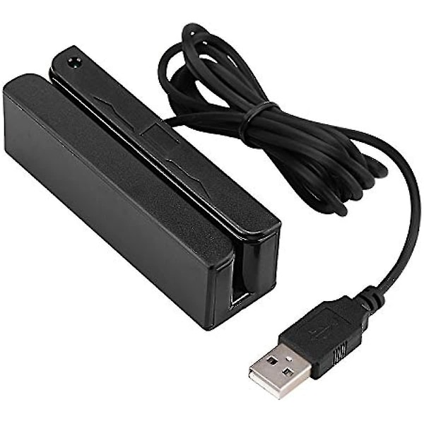 MSR90 USB-läsare för magnetkort, 3 spår, Mini Smart Card Reader, MSR605 MSR606 Deftun