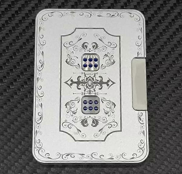 Automatisk terningespil, bærbar mekanisk terningestresslegetøj til angstlindring