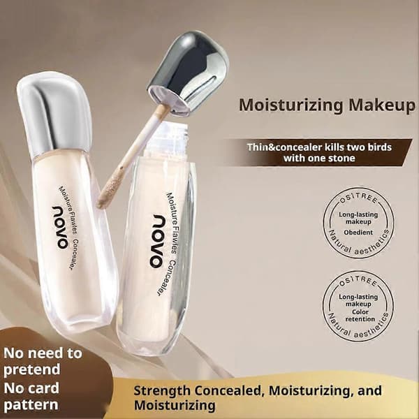 Concealer som täcker ansiktsakneärr, fläckar, mörka ringar, vattentät L1D3 1 1pcs