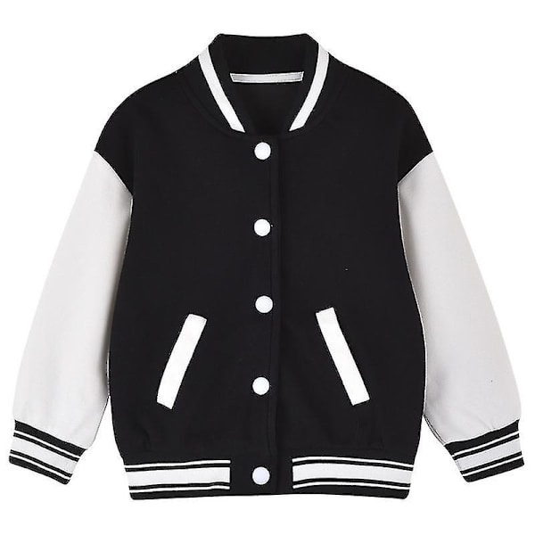Drenge Baseball Uniform Piger Frakke 2023 Vintertøj Børn Casual Løs Langærmet Jakker Varme Børn Ydertøj B 6T
