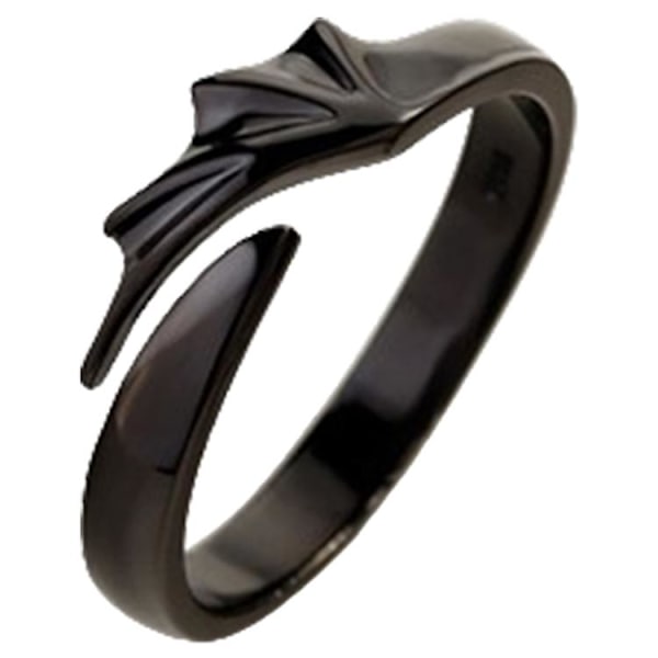 Hampaaton ja Valohirmu Säädettävä Seurustelusormus – Symbol of Bond and Adventure Black