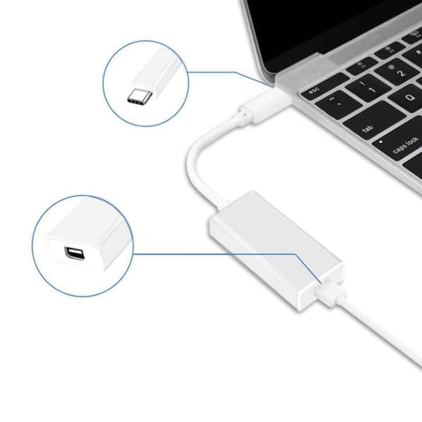 Thunderbolt 3 (USB-C) – Thunderbolt 2 -sovitin Macille ja PC:lle