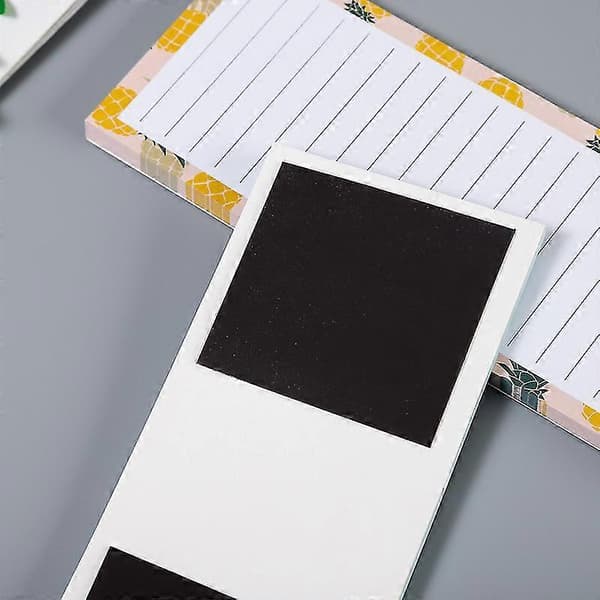 4-pak magnetiske notesblokke til køleskab, frugtdesign magnetisk