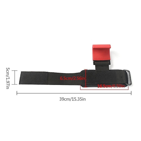 Painonnosto Koukku Grips Rannetuet Veto Koukut Treeni Varusteet Red