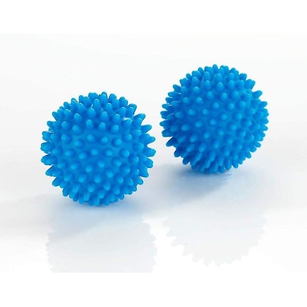 Sett med 2 multifunksjonskuler for fluffigere klesvask - Blå polyvinylklorid