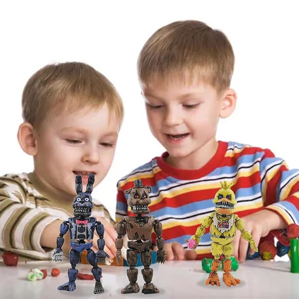 Five Nights at Freddy's leksaksfigurer 2 generation montering version set