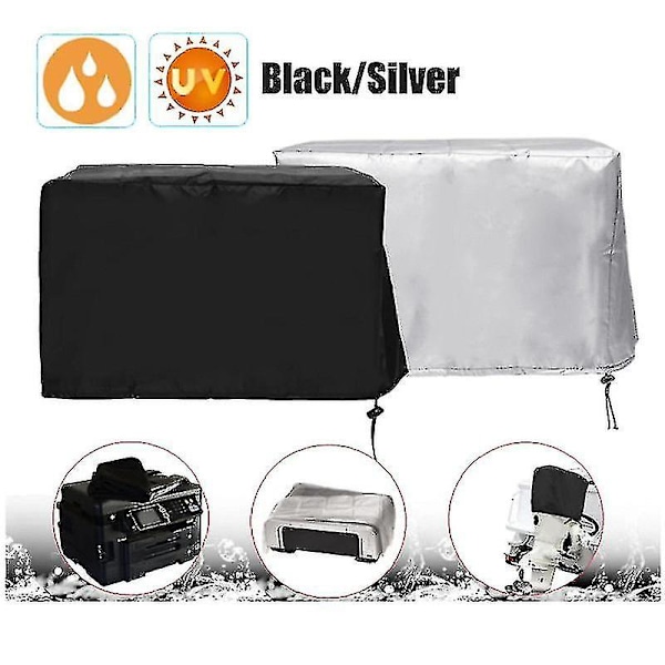 Black Printer Dust Cover, Printer Waterproof And Anti-static GREY 43x43x32cm