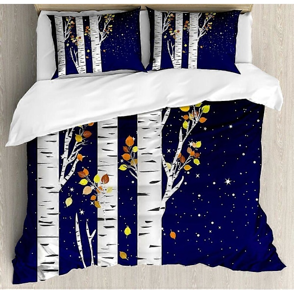 v5797 Lakanat Koivunpäällinen Pussilakanasetti Yhden hengen koko Kaksi tyynyliinaa Vuodevaatteet Lakanat IU5797 240x260cm 94x102in