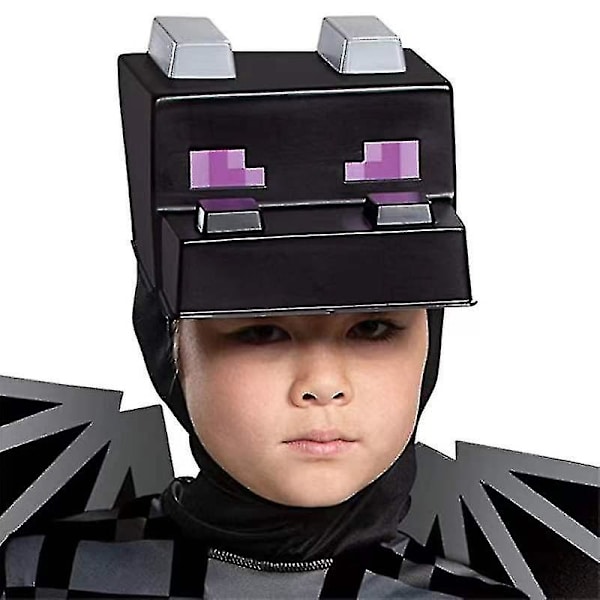 Børns Minecraft Creeper Cosplay Kostume Jumpsuit Halloween Udklædning R_s 6-7Years