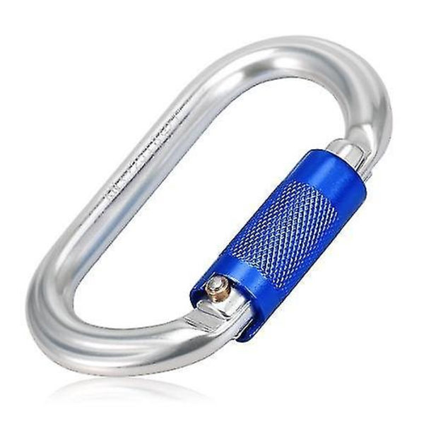 Karabiner 25kN srew låseport karabiner heavy duty d form twist låse karabiner