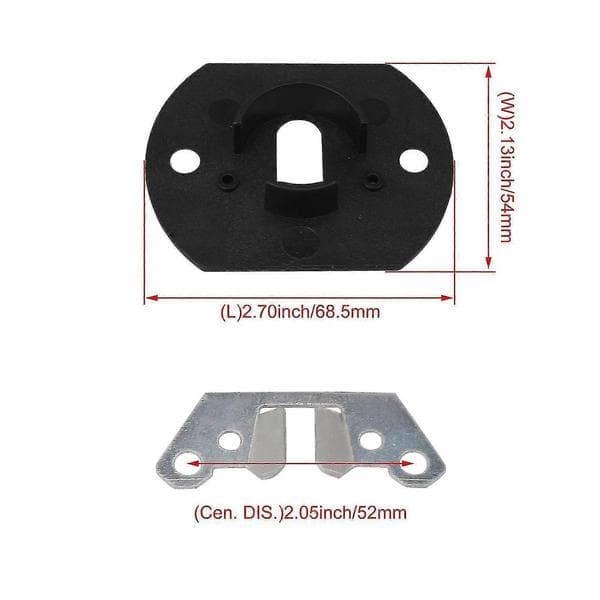 2 st Modulsoffkoppling Soffkontakter Fäste Del Pinnmodell WS4689