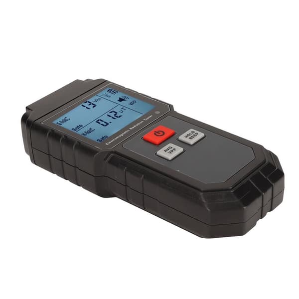 EMF Meter for Electromagnetic Fields 5HZ to 3500MHz with Digital LCD Display Handheld Radiation Tester for Ghost Hunting
