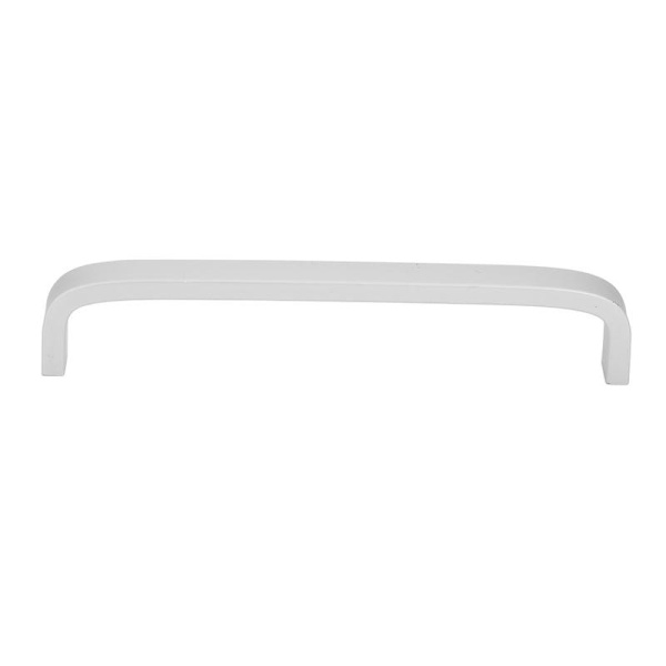 Håndtak i aluminiumslegering, sølv, solid, til skap, enkel møbeldør (192 mm)
