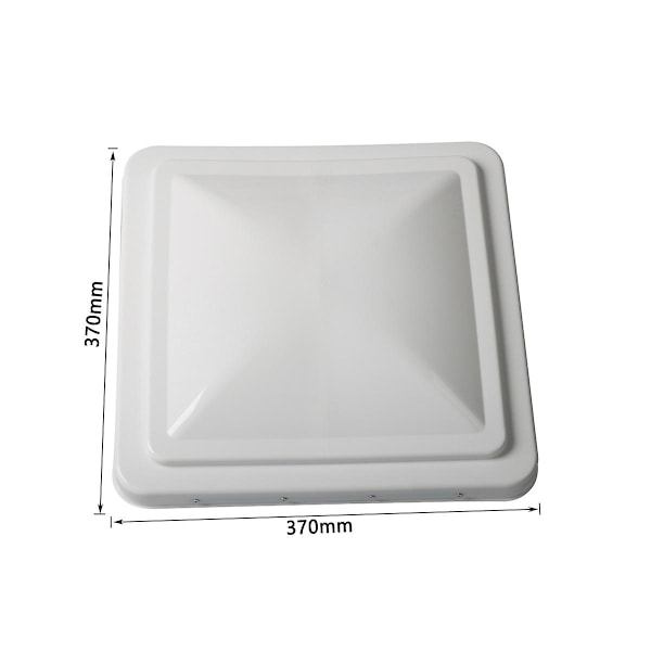 14 Tums RV Takventilskydd Ersättningsventillock för Husvagn Husbil - Svart Multicolor White