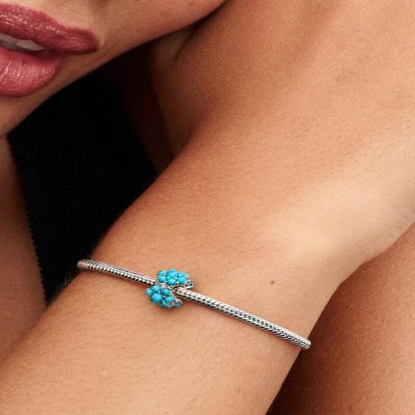 Pandora - Turkoosi Ocean Charm - Sterlinghopea