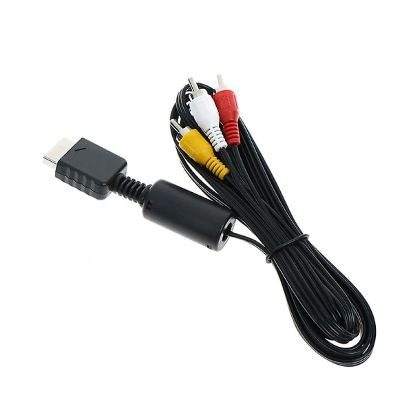 Av Audio Video Kabel sladd Tråd för PS2 PS3 Play Station Console System Shytmv One Size