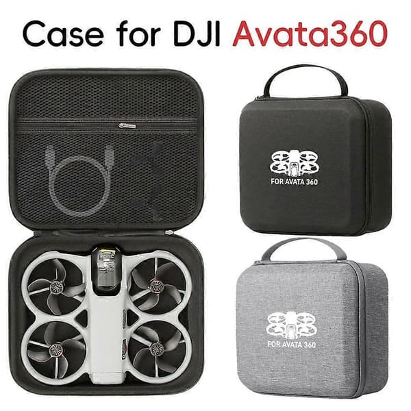 Sort nylonopbevaringstaske til DJI Avata 360 Drone Black 1 pcs