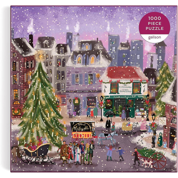 Galison Christmas Square, Joy Laforme Jigsaw Puzzle (1000 bitar) 1000 Pieces