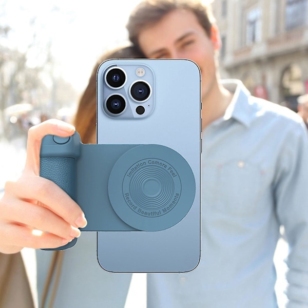 Mobiltelefon Magnetisk Hållare Bluetooth Hand Holding Selfie Stick Lazy Mobiltelefon Hållare - Jxlgv Purple