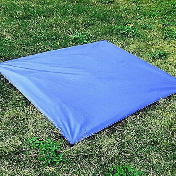Enkel sovsäck 4 säsong vattentät utomhuscamping vandring Kuvert Zip Blue Picnic mat(180*165cm)