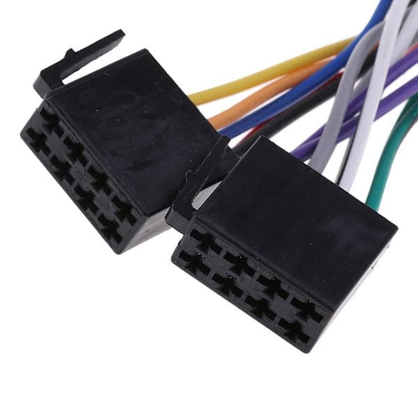 Til Toyota Yaris Iso Stereo Head Unit Sele Adapter Ledningsnet Kabel