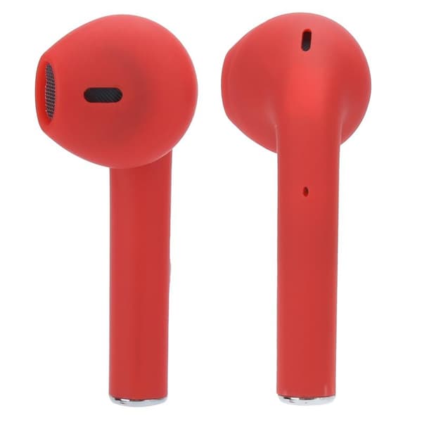 TWS Bluetooth 5.0 Wireless Earbuds Touch Control Headset with Charging Case Red